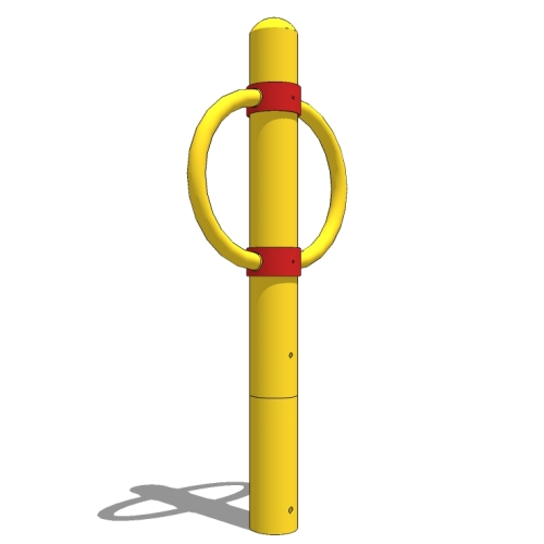 CAD Drawings BIM Models Reliance Foundry Co. Ltd. R-7906 Bike Parking Bollard